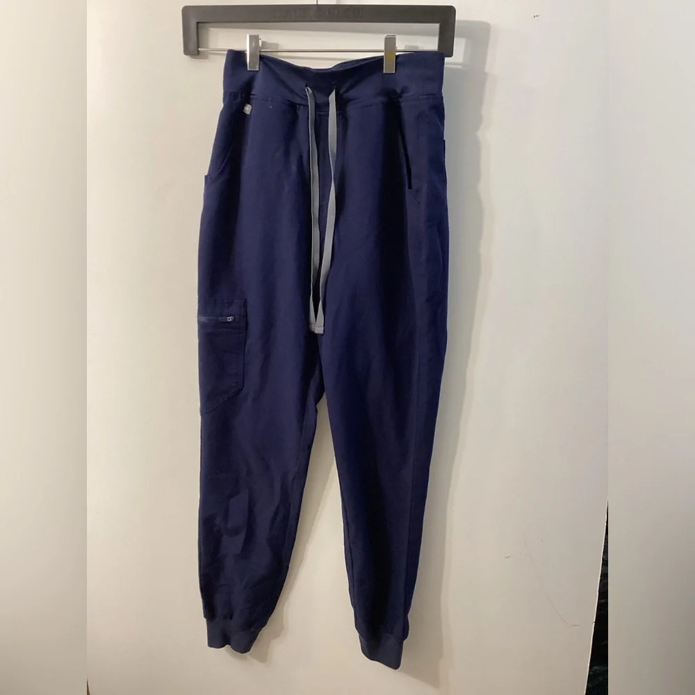 Figs Navy Blue Jogger scrub pants‎ Technical Collection XS
